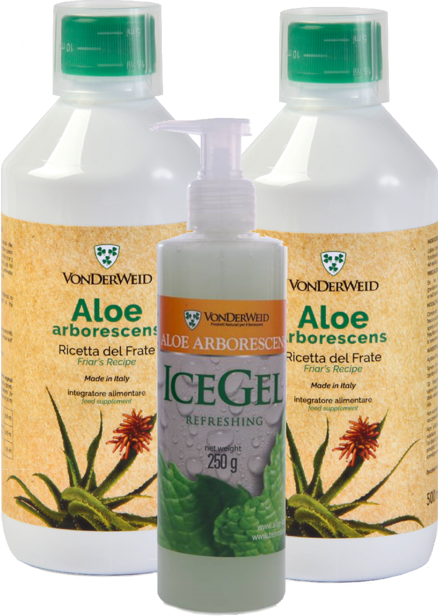 Aloe Arborescens 2 Bottle & IceGel